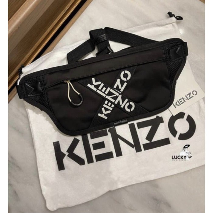 TERMURAH Kenzo Sport Nylon Belt Bag - ORIGINAL 100%