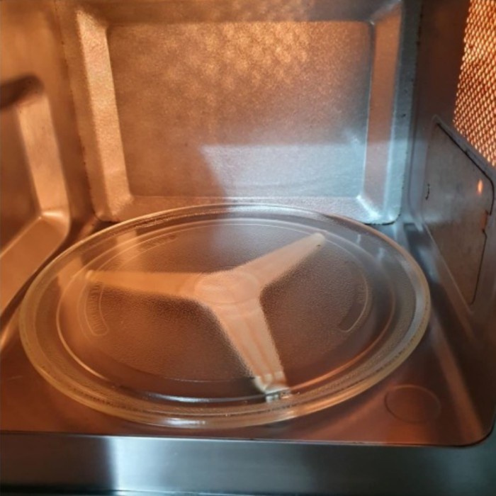 GRATIS ONGKIR Piring Microwave Sharp Original (Rotating plate glass) R-222Y R-21A1