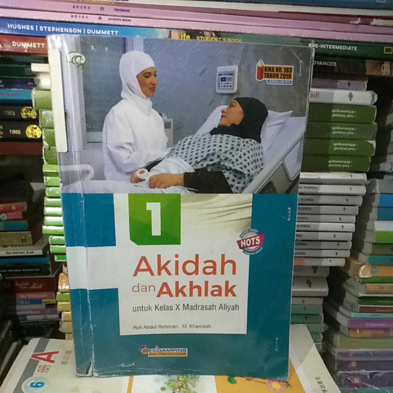 buku aqidah dan akhlak 1 untuk kelas 10 madrasah Aliyah