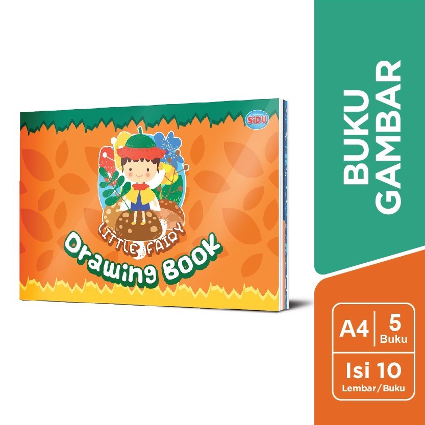 

JO97 (1pack) Buku Gambar Sidu A4 / Drawing Book Sidu isi 5 buku Best