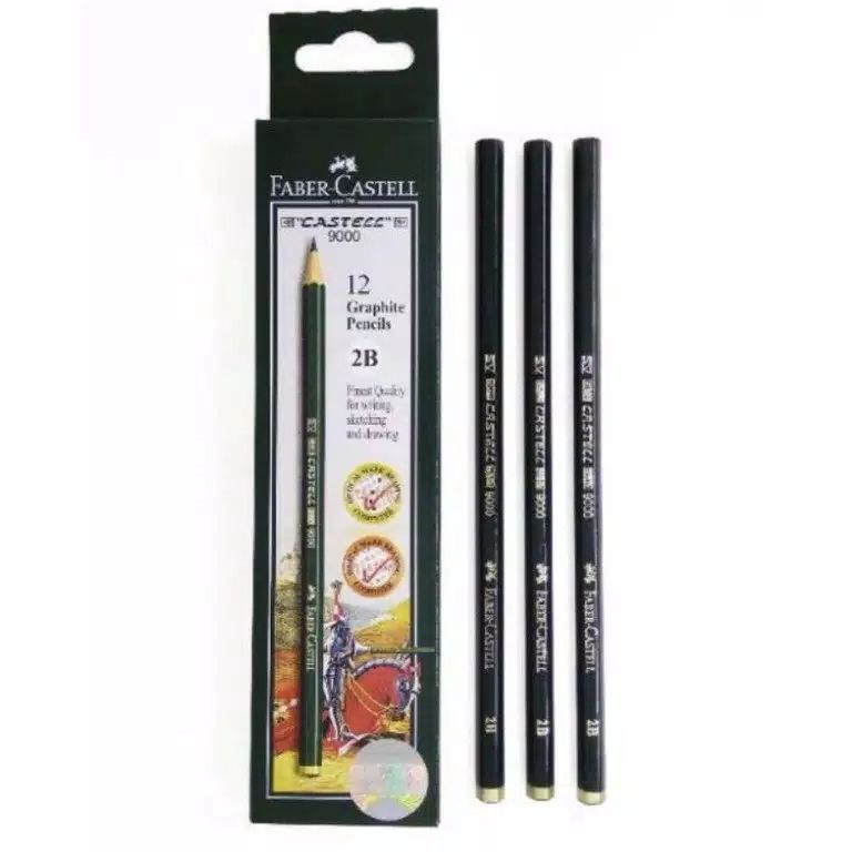 

[H0J92] Pensil faber-castell 2B - 2 (12 pcs/ 1 pak) 9743