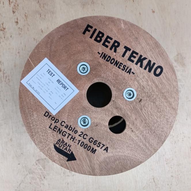 Kabel Fiber Optik Dropcore 2 Core Fibertekno 1000M