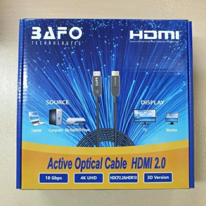 Kabel Hdmi Bafo Fiber Optic 50 Meter