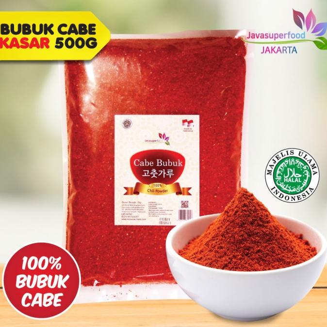 

Bubuk Cabe Kasar Korea 500g JAVA SUPER FOOD/Chili Powder Korea 500g