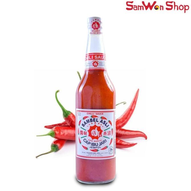 

SAMBAL ASLI CAP IBU JARI JEMPOL ORIGINAL 600ml - SAUS SAMBEL