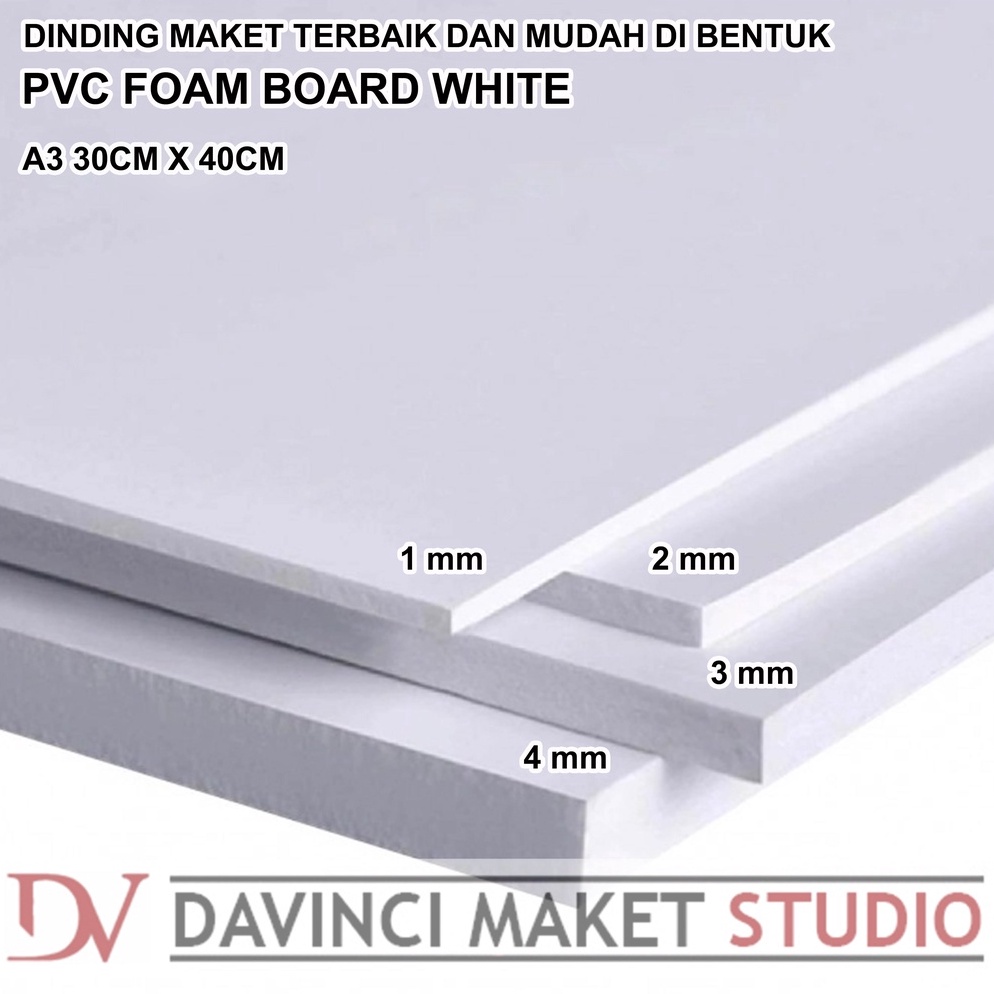 

[FWE78] A3 PVC Foam Board - Karton PVC 1mm 2mm 3mm 4mm 5mm - 30cm x 40cm 4478