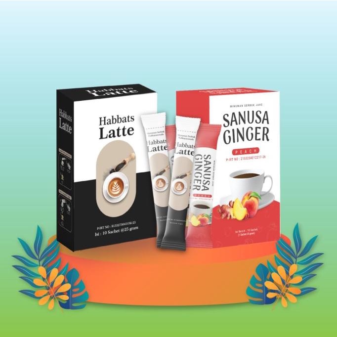 

(:(:(:(] Paket Bundling Habbats Latte Box + Sanusa Ginger Box Varian Peach