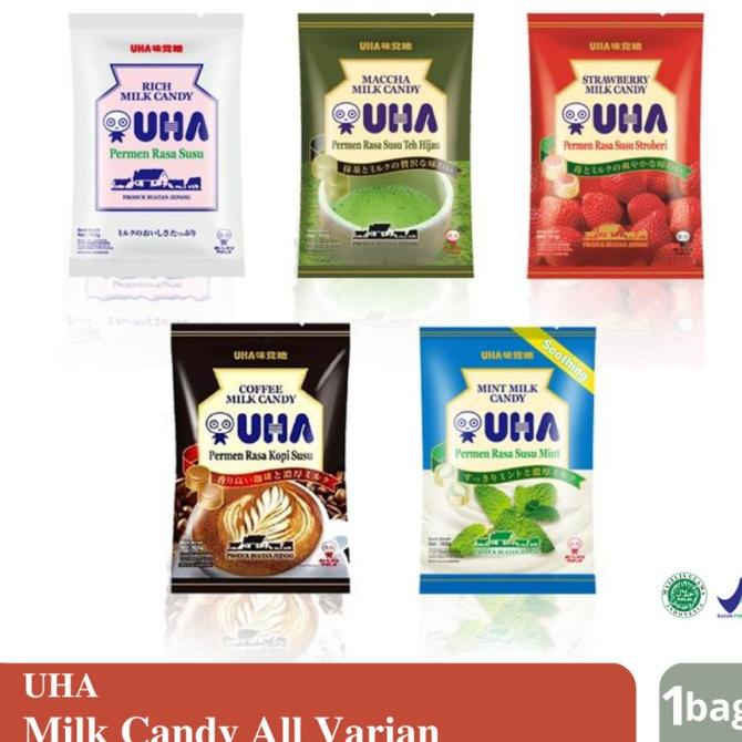 

;&;&;&;&] UHA Milk Candy Stick 51g All Variant Permen Susu Jepang Semua Rasa 42g