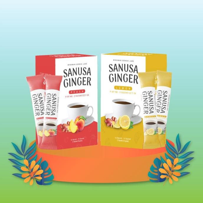 

:=:=:=:=] Paket Bundling Sanusa Ginger Box Lemon + Sanusa Ginger Box Peach