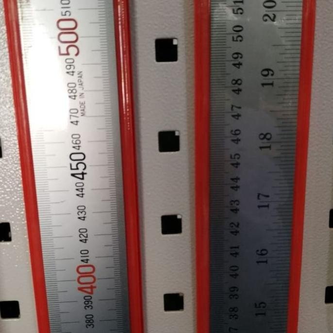 

shinwa 13048 penggaris 100cm stainless Hardened