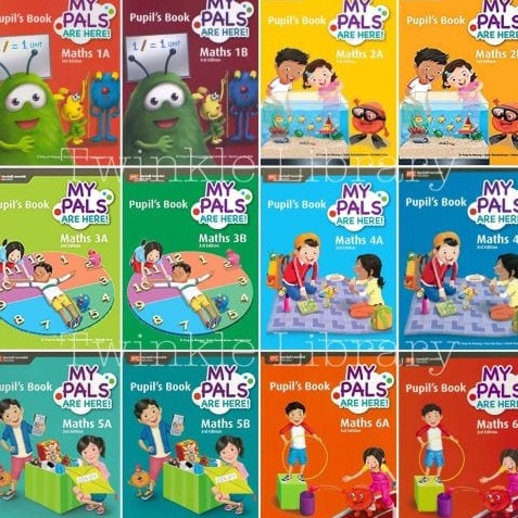 ➤Terupdate✲ AKMQG My Pals are Here Maths 1A 1B 2A 2B 3A 3B 4A 4B 5A 5B 6A 6B Pupil's Book & Workbook