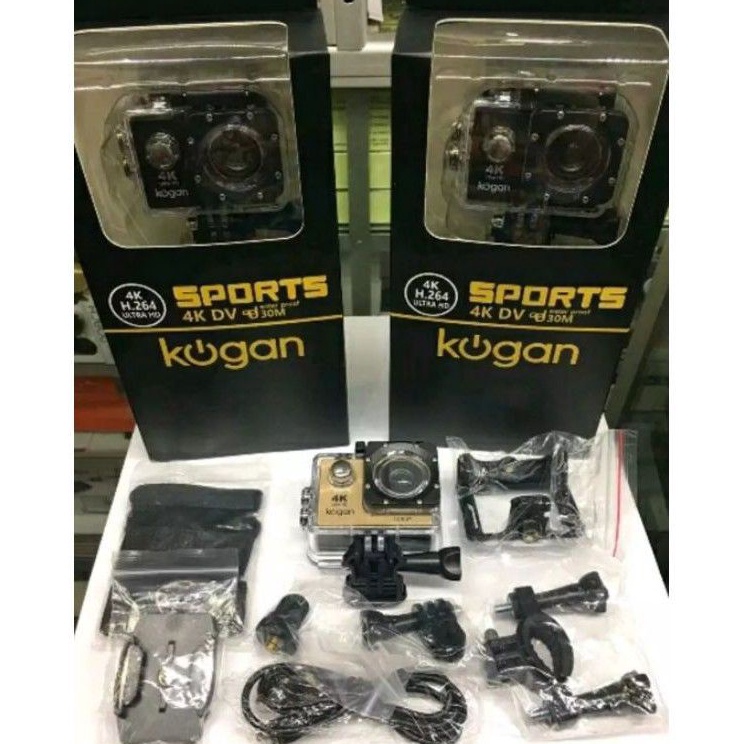 ✻Diskon➜ QFKPB SATU SET  KAMERA SPORT CAM Kogan NON WIFI WATER RESIST / VLOG YOUTUBE GAMING SPORT UL