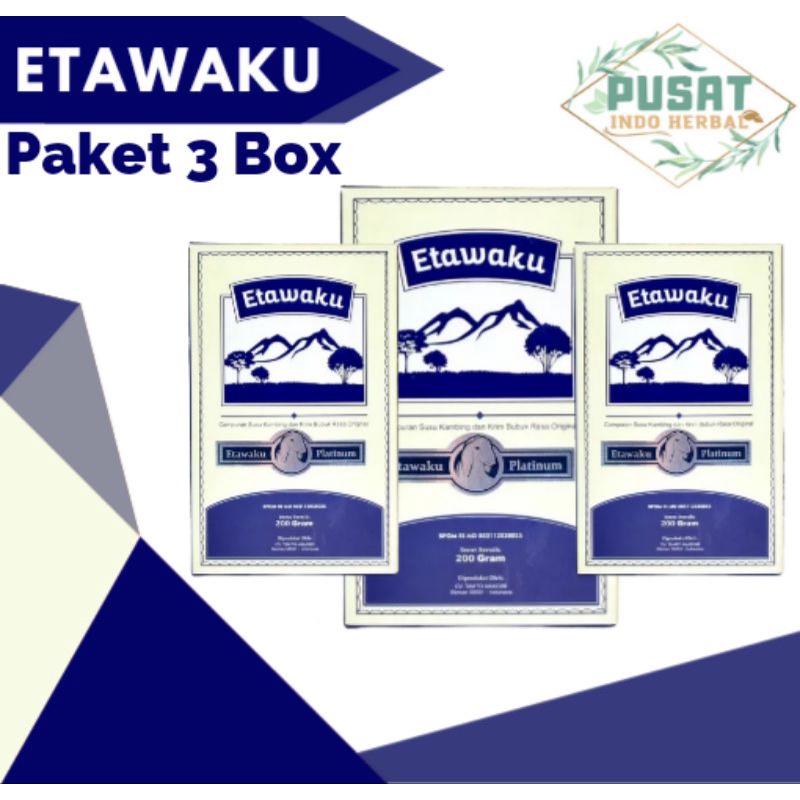 

Paket 3 Box Etawaku Platinum Susu Kambing Etawa Asli Untuk Atasi Masalah Pada Pernafasan