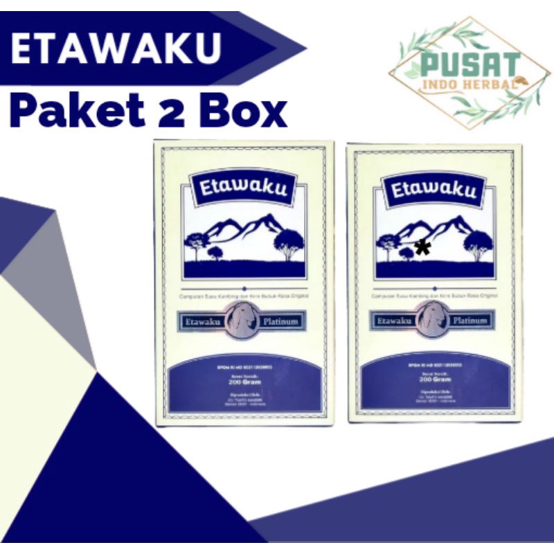 

Paket 2 Box Etawaku Platinum Susu Kambing Etawa Asli Untuk Atasi Masalah Pada Pernafasan