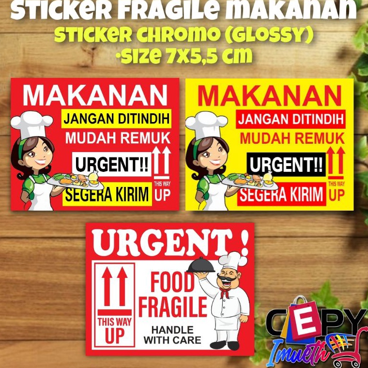 

❈Kirim Sekarang↕ QZWK7 (100 PCS) STIKER PENGIRIMAN/STIKER FRAGILE MAKANAN/STIKER LABEL PENGIRIMAN OLSHOP MURAH P74 ✲Produk Keren