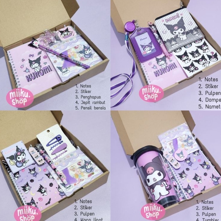 

BMQC6255 Terbaru 3.3 BIRTHDAY GIFT HAMPERS SANRIO KARAKTER KUROMI