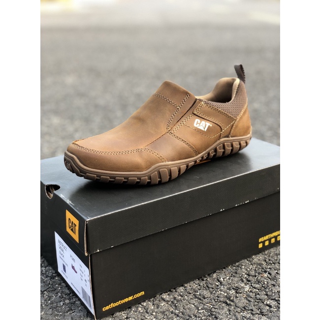 Original Caterpillar Genuine Leather Men Boot Shoes 415 155 2