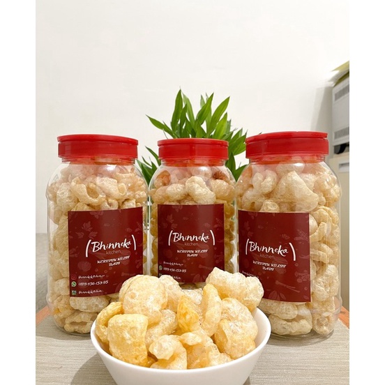 

Bestseller AECEL Kerupuk Kulit Babi Premium 2Liter N45 ✬Ready stock