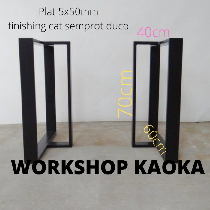 Best Seller Kaki Meja Besi Plat