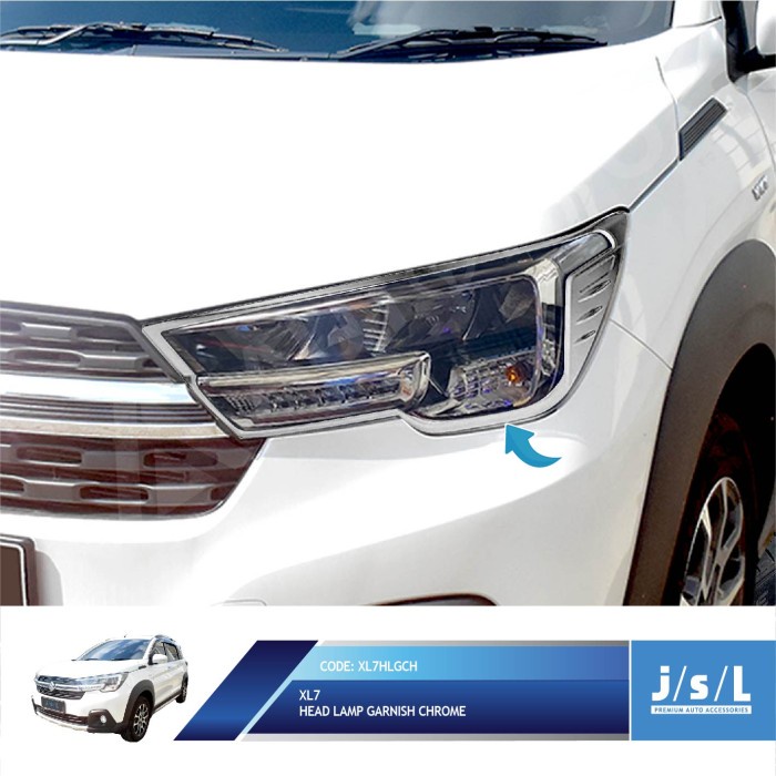 Suzuki Xl7 Garnis Depan Krom Jsl Head Lamp Garnish Chrome