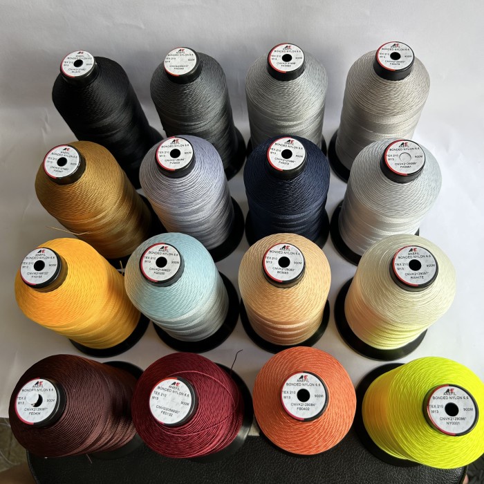 Benang Jahit Kulit Tas, Sepatu, Jok Dan Layangan, Bonded Nylon M13