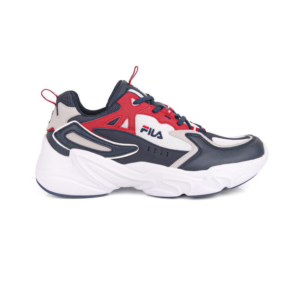 FILA Sepatu Pria Rey M - White/White/Navy