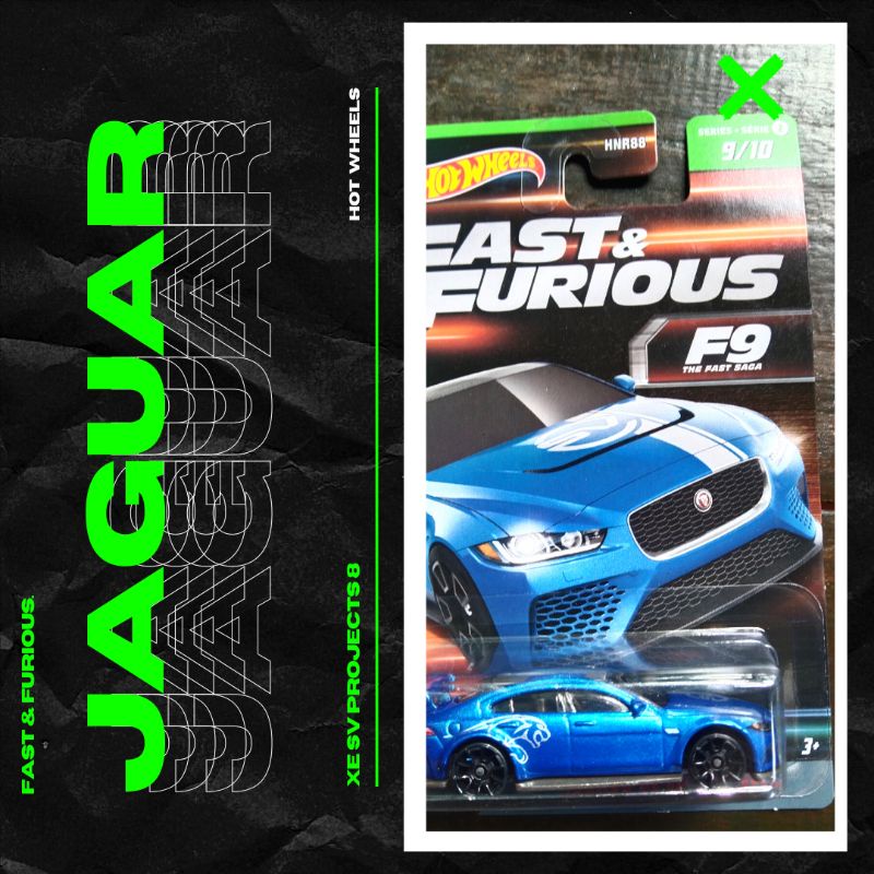 Hot Wheels Fast and furious wave 2 " Jaguar x "