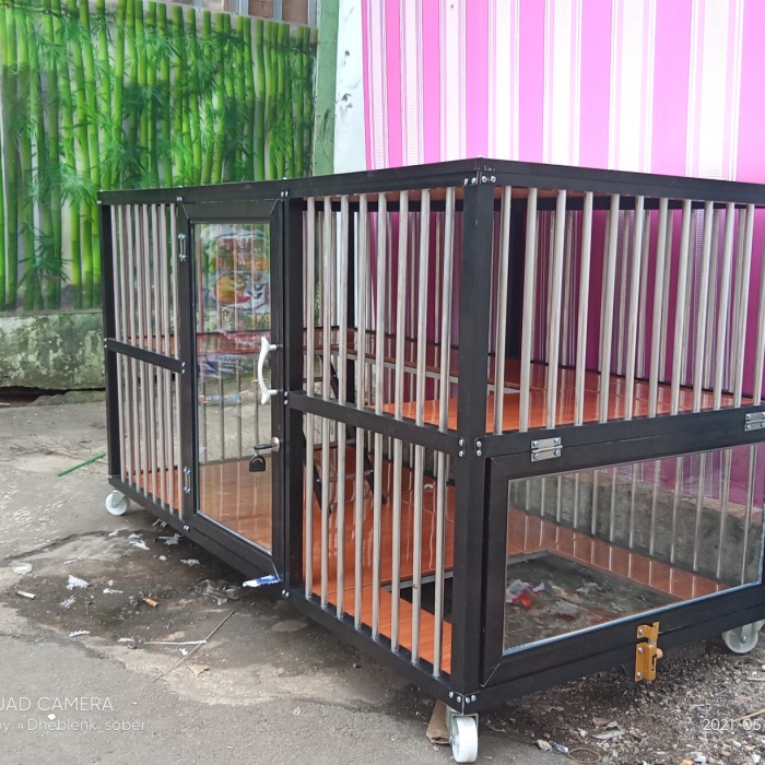 Kandang Kucing Alumunium 1 Pintu Jumbo
