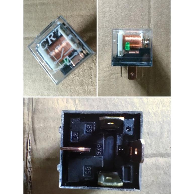 Aksesoris Relay Klakson 12V Transparan/Flasher Transparan Motor Ori