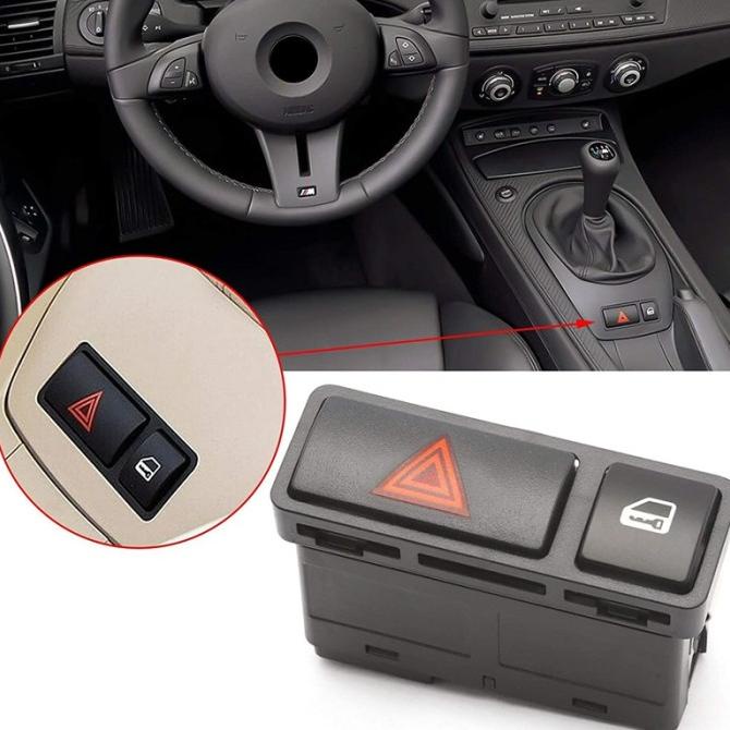 Saklar Lampu Flash Emergency Tombol Tekan Saklar Kunci Lampu