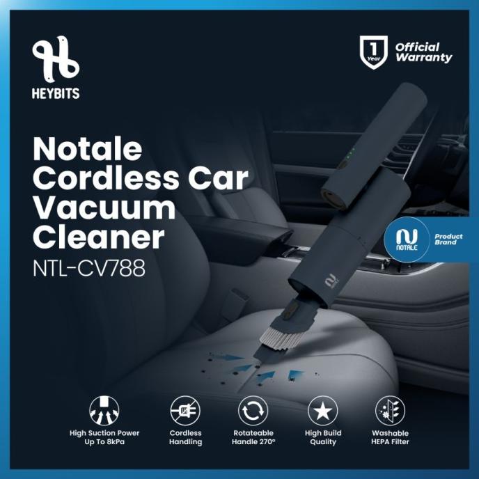 NOTALE - Vacuum Cleaner Portable Car Penyedot Debu Cordless