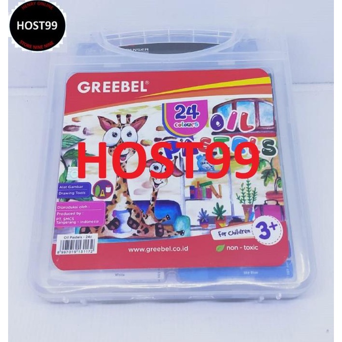 

Krayon Warna 24 Warna Grebel Crayon Oil Pastels 24 Color Greebel