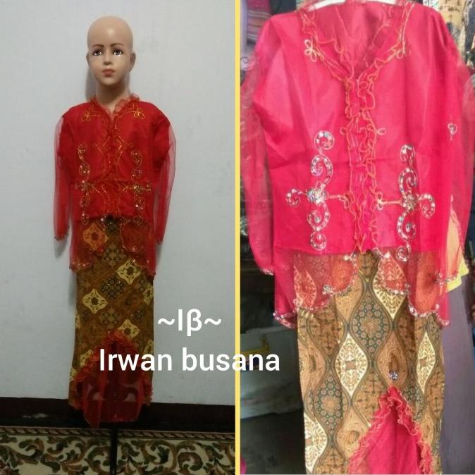 Baju adat sunda perempuan tanggung/kebaya anak tanggung : 8-10 thn