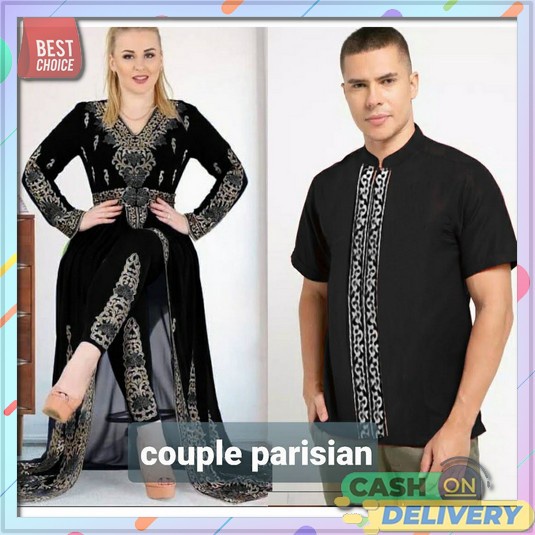 Cod Seragam Dress Brokat Batik Couple Keluarga Manggar Abu Baju Couple Termurah Terlaris Couple Parisian Fit To Xl. Motif Full Bordir.