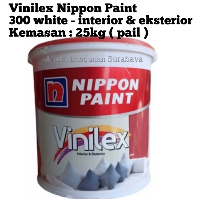 Cat tembok VINILEX 25 kg Nippon Paint putih white 300