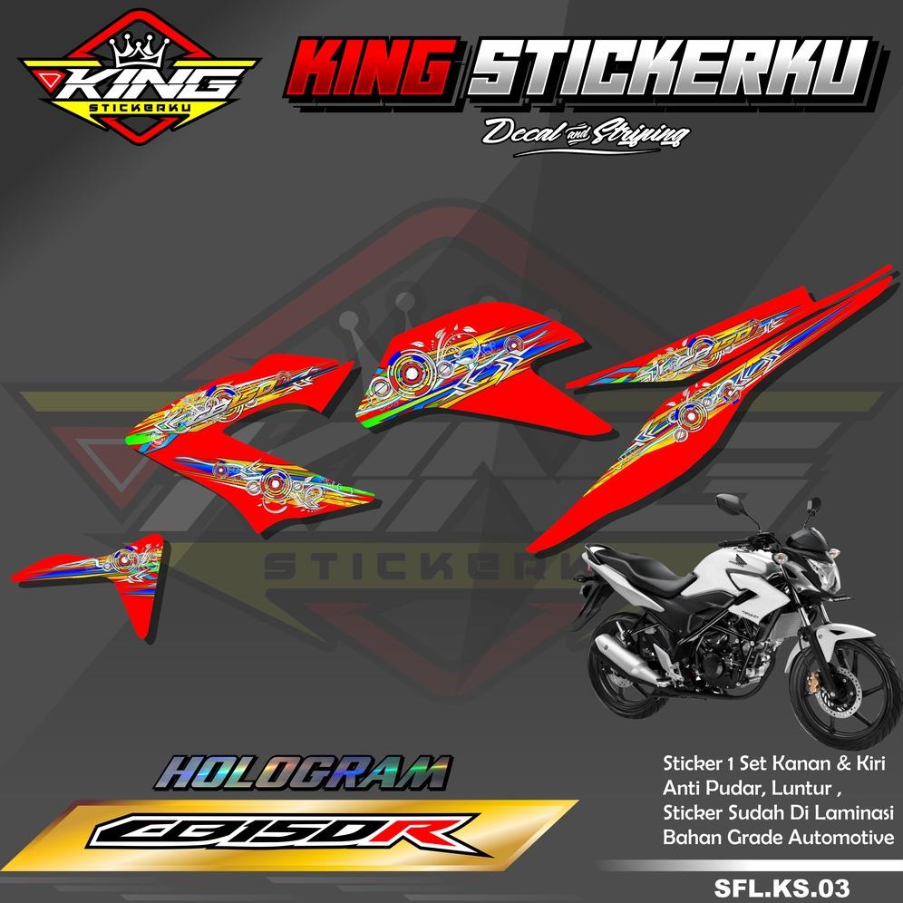 Terbaru Stiker Striping Variasi Cb 150 R Lama/O - Sticker Striping Motor Cb 150 R Lama/O. Ks.03 Akse