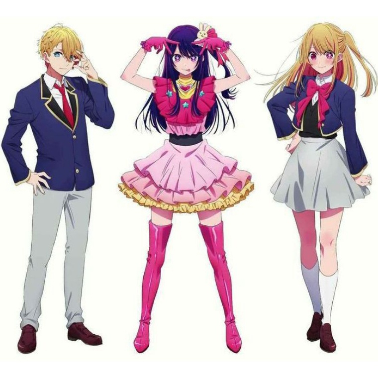 B66VU oshi no ko Hoshino Ai, Ruby, Aquamarine Cosplay Costume Anime Male Female Stock Banyak ̿