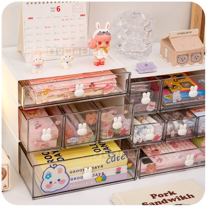 Murah Kotak Laci Rak Pensil Penyimpanan Alat Tulis Rak Alat Tulis