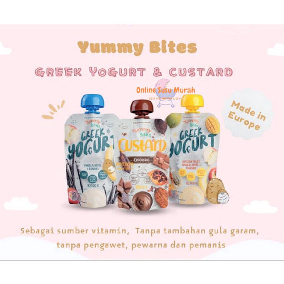 

LMBJ9862㊛ YUMMY BITES YOGURT CEMILAN ANAK MPASI ㊏