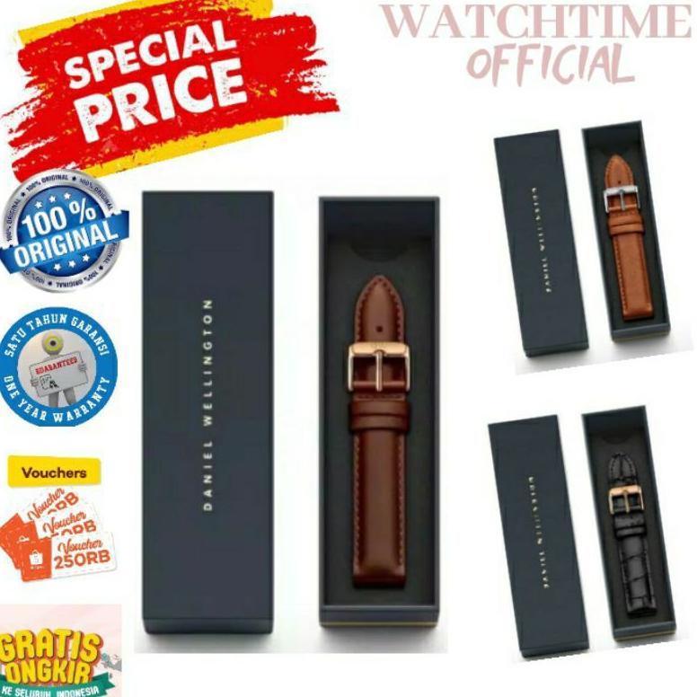 Hot Sale - TALI JAM TANGAN DW  BOX ORIGINAL STRAP JAM TANGAN ARLOJI DANI*L WELL*NGTON ORI ,.