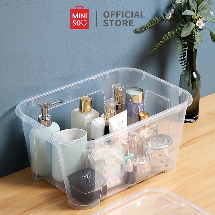 Serba Murah MINISO Kotak Penyimpanan Serbaguna 5/11/22 L Besar Tempat Kain Handuk Kecil Storage Box 