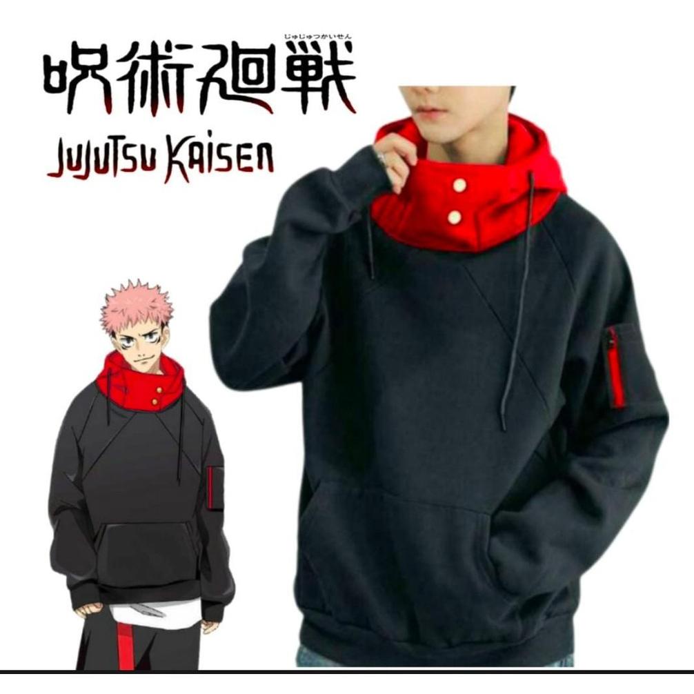 Berkualitas Jaket Sweater Hoodie Anime Yuuji Itadori Jujutsu Kaisen ..