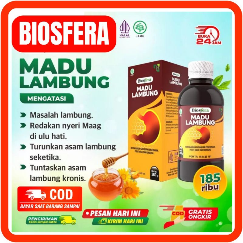 BIOSFERA MADU LAMBUNG - MADU BIOSFERA BIOMAG Madu BIOMAGH BIOMAGH BIO MAAG Madu Lambung Madu Asam La