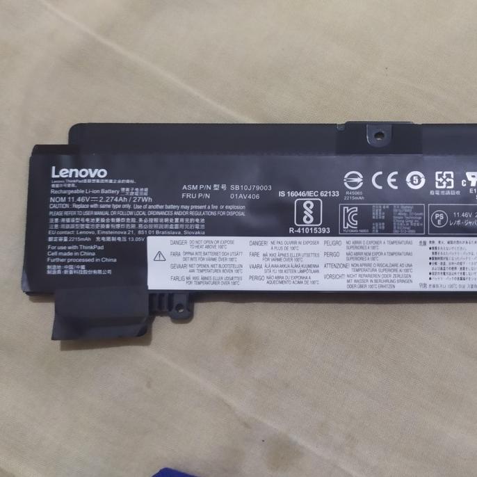 original new baterai lenovo thinkpad t470