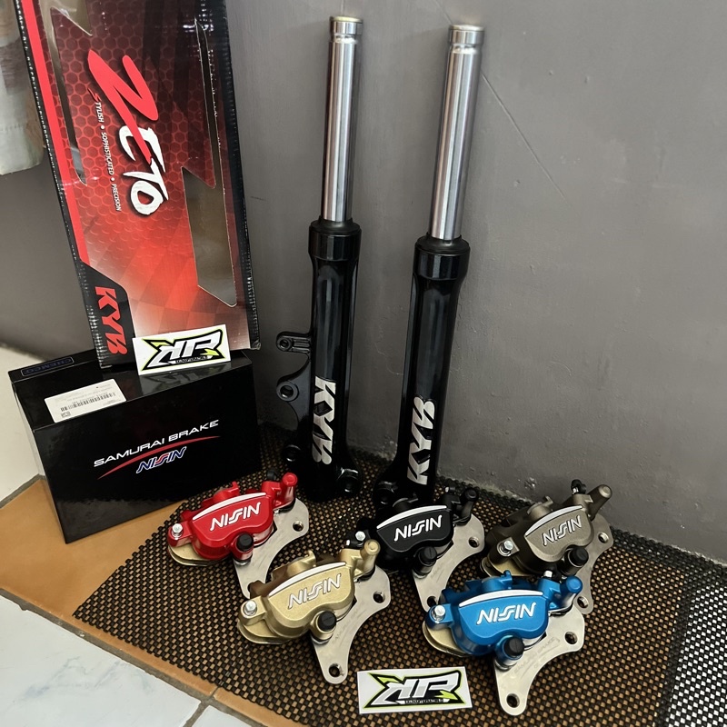 PAKET KANAN  SHOCK KYB JUP & KALIPER NISSIN 260mm