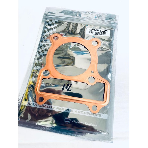 Paking blok head tembaga jupiter z 59mm tebal 0.5mm GF Racing