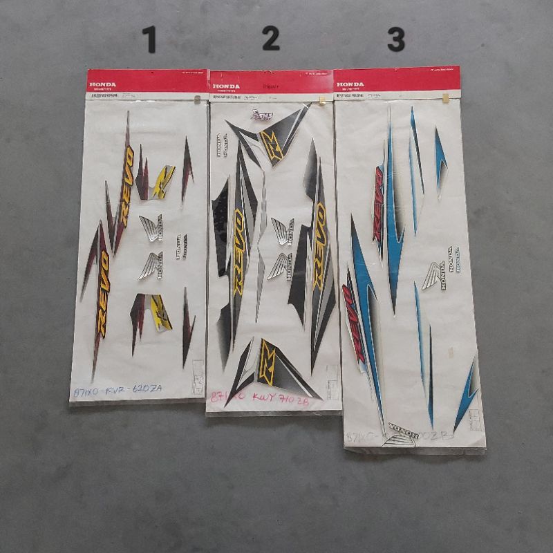 List Sticker Stripe Striping Revo Lama 100cc Original 871X0 KVR 620ZA / KWY 710ZB / KVR 600ZB