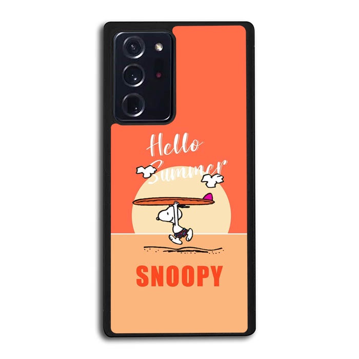 Casing Hardcase Softcase Samsung Note 20 10 9 8 7 Ultra Plus FE Snoopy AE1863 Case Custom S3
