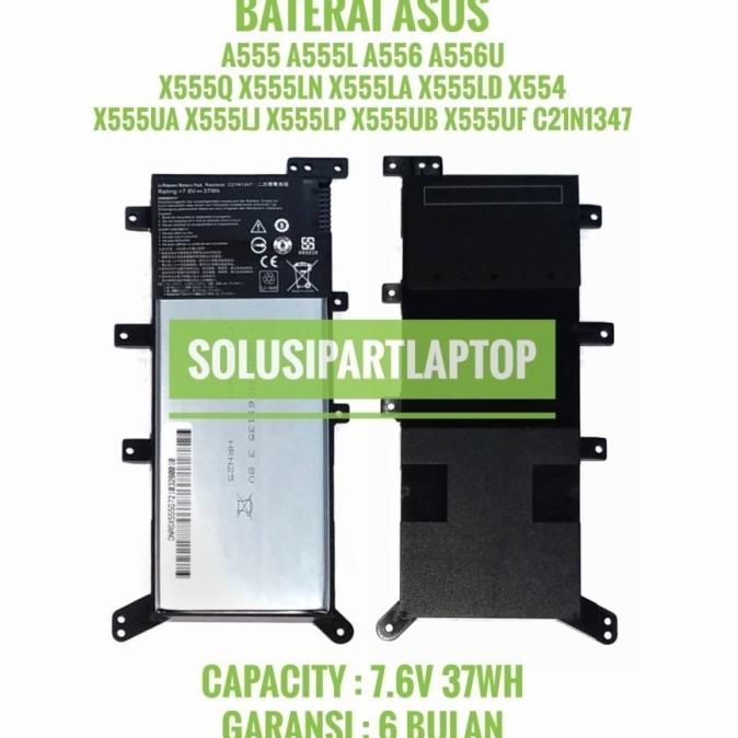 Baterai Laptop ASUS X555 X555B X555Q X5555LN X555QG X555D C21N1347