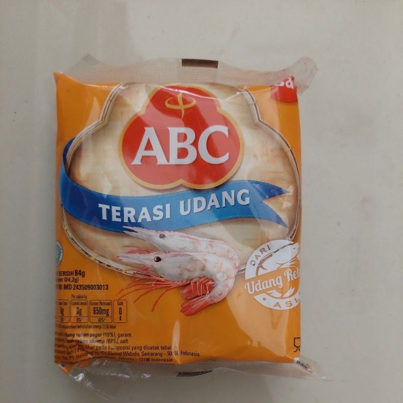 

ABC TERASI UDANG 1 PACK ISI 20 SCT TERASI SAMBAL TERASI UDANG